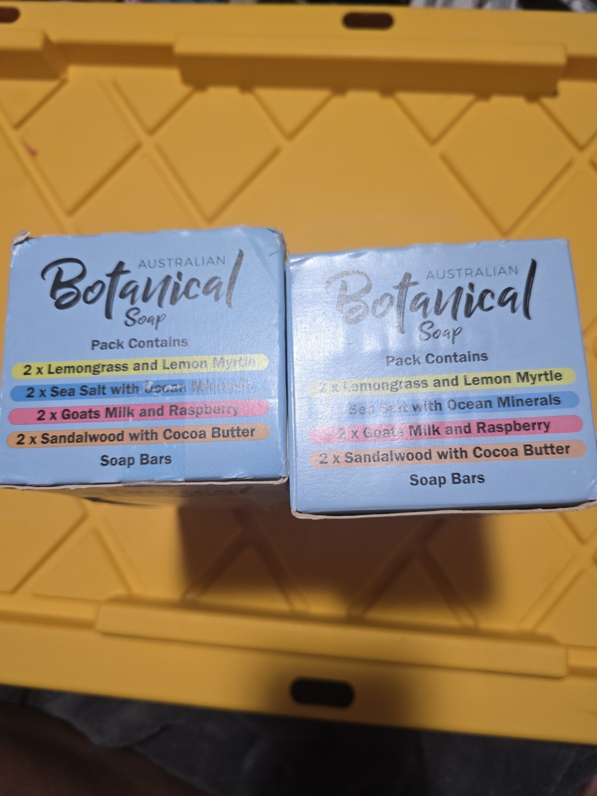 Australian Botanical Soap Bars Variety Pack 16 Bars Open Box