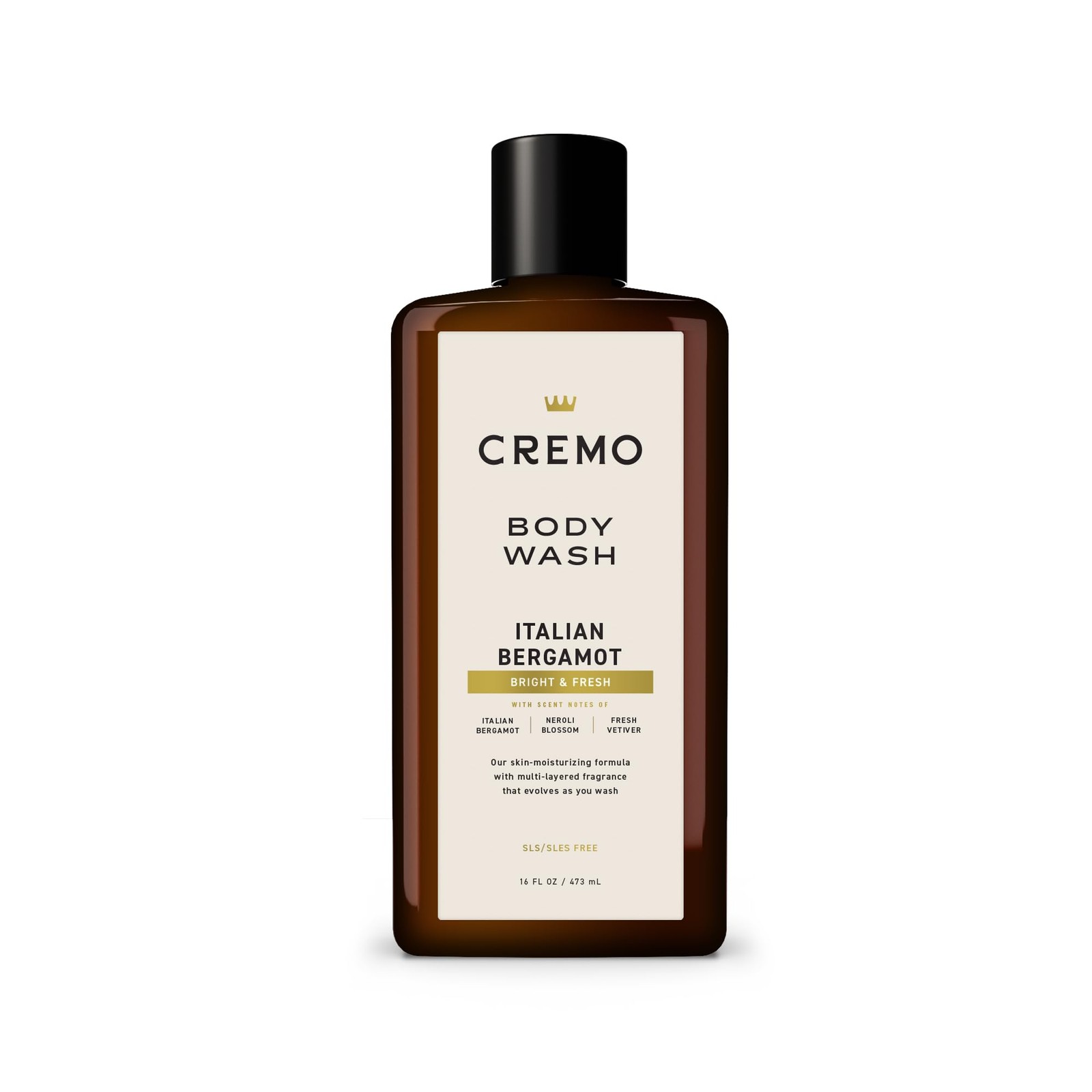 Cremo Body Wash for Men, Rich-Lathering 16 Fl Oz (Pack of 1), No Color