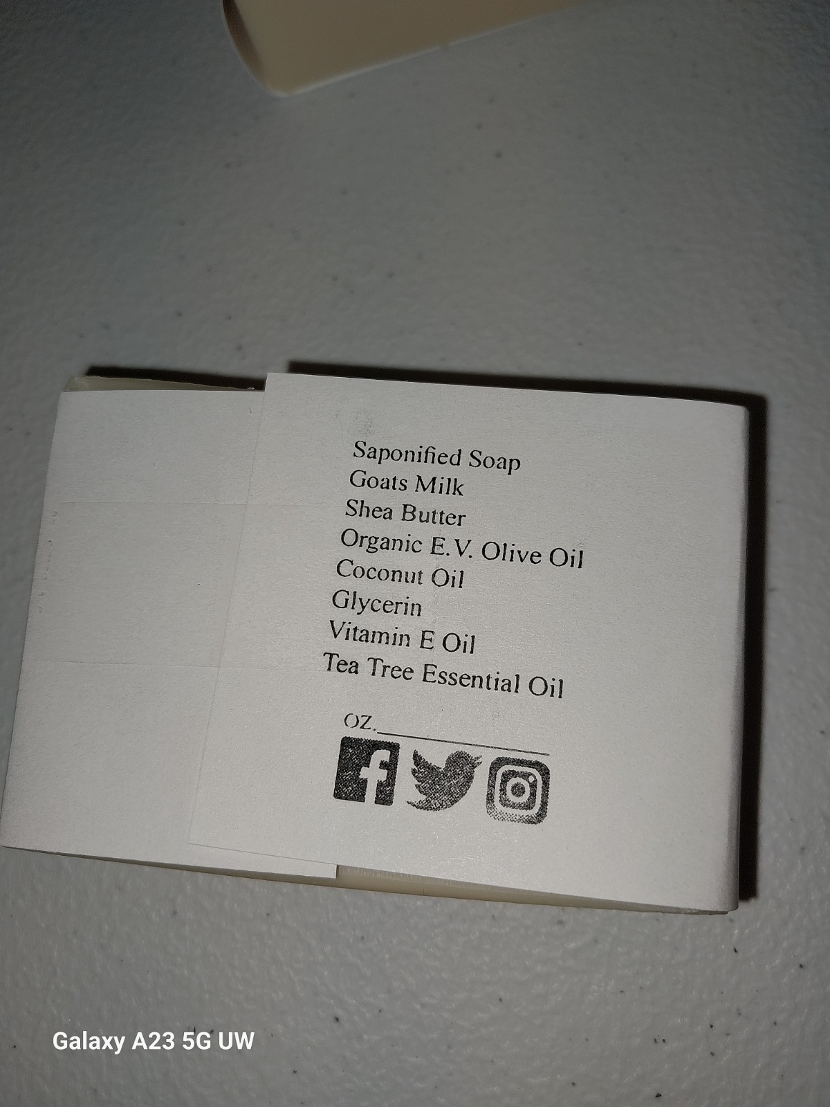 Tea Tree Goat Milk Soap