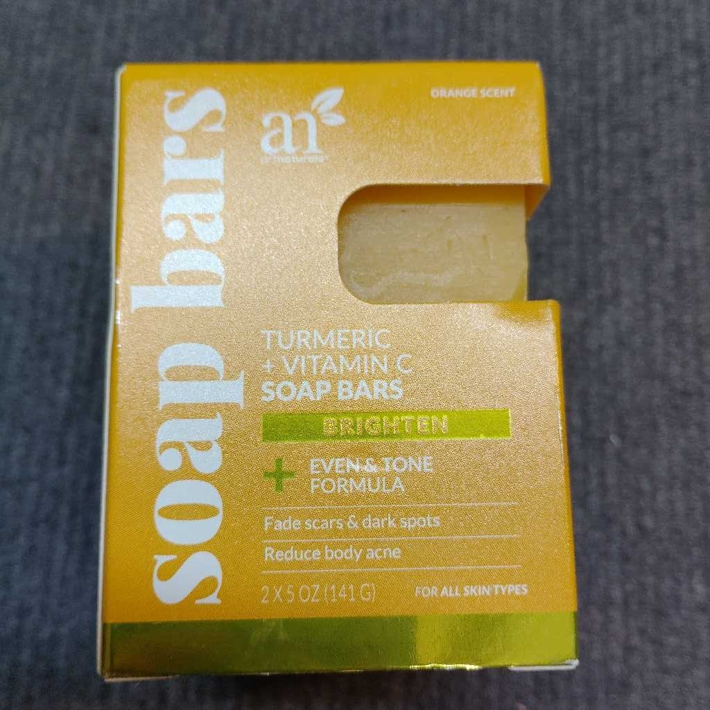 artnaturals Turmeric Vitamin C Soap Bars Brighten Even Tone Fade Scars 2x 5oz