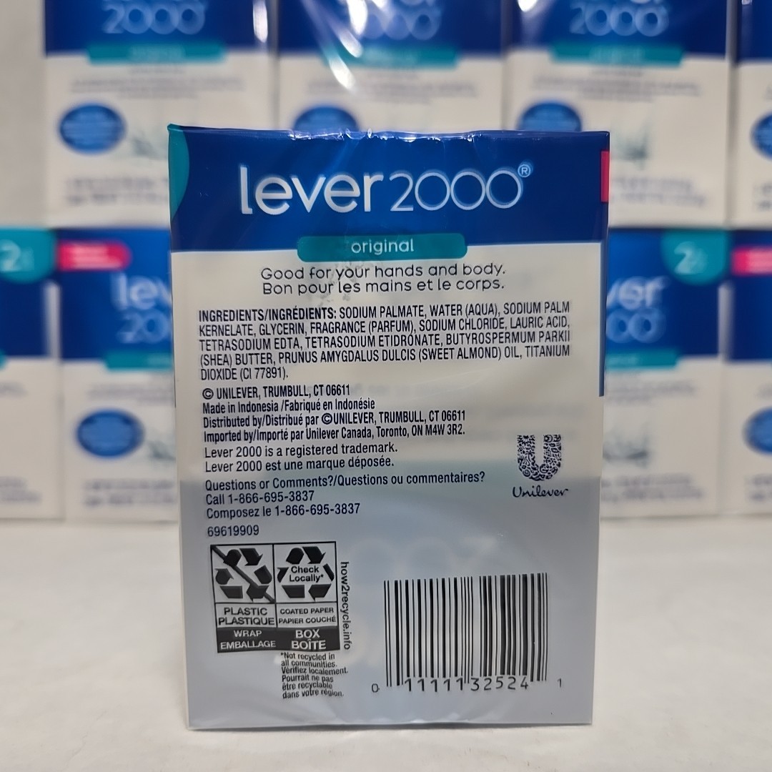 Lever 2000 Original Bar Soap 2 Packs Lot Of 10 Each Bar 3.75oz 20 In Total