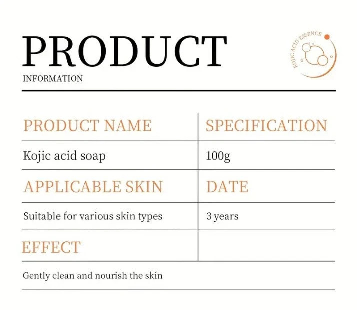2 Pack Kojic Acid Soap Skin Whitening Lightening with Vitamin E 100g/3.5OZ USA