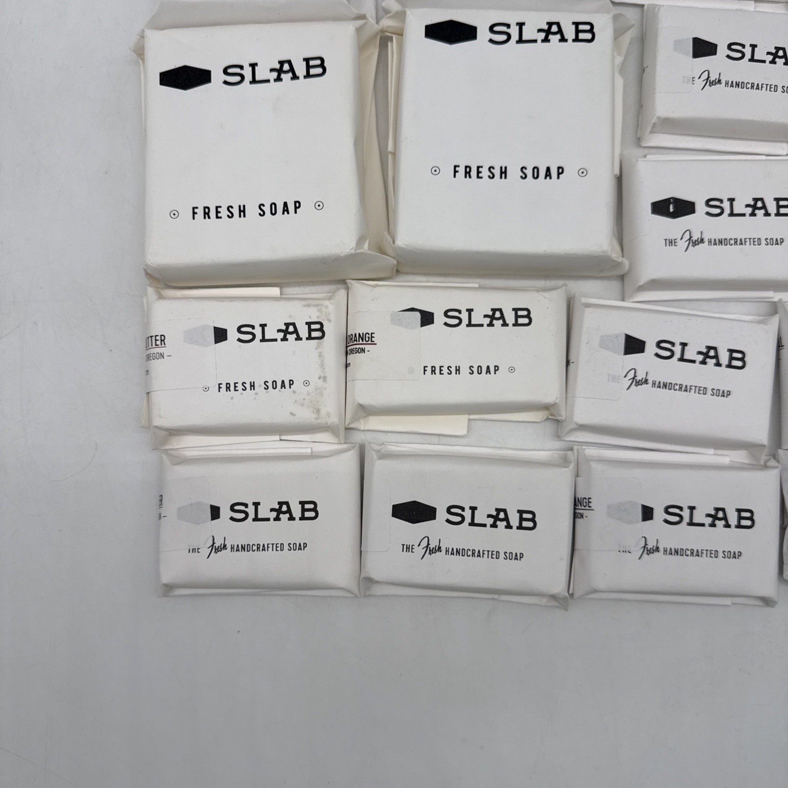 Slab Bar Soap Lot of 16 Bars (Various Sizes/Scents) — NEW