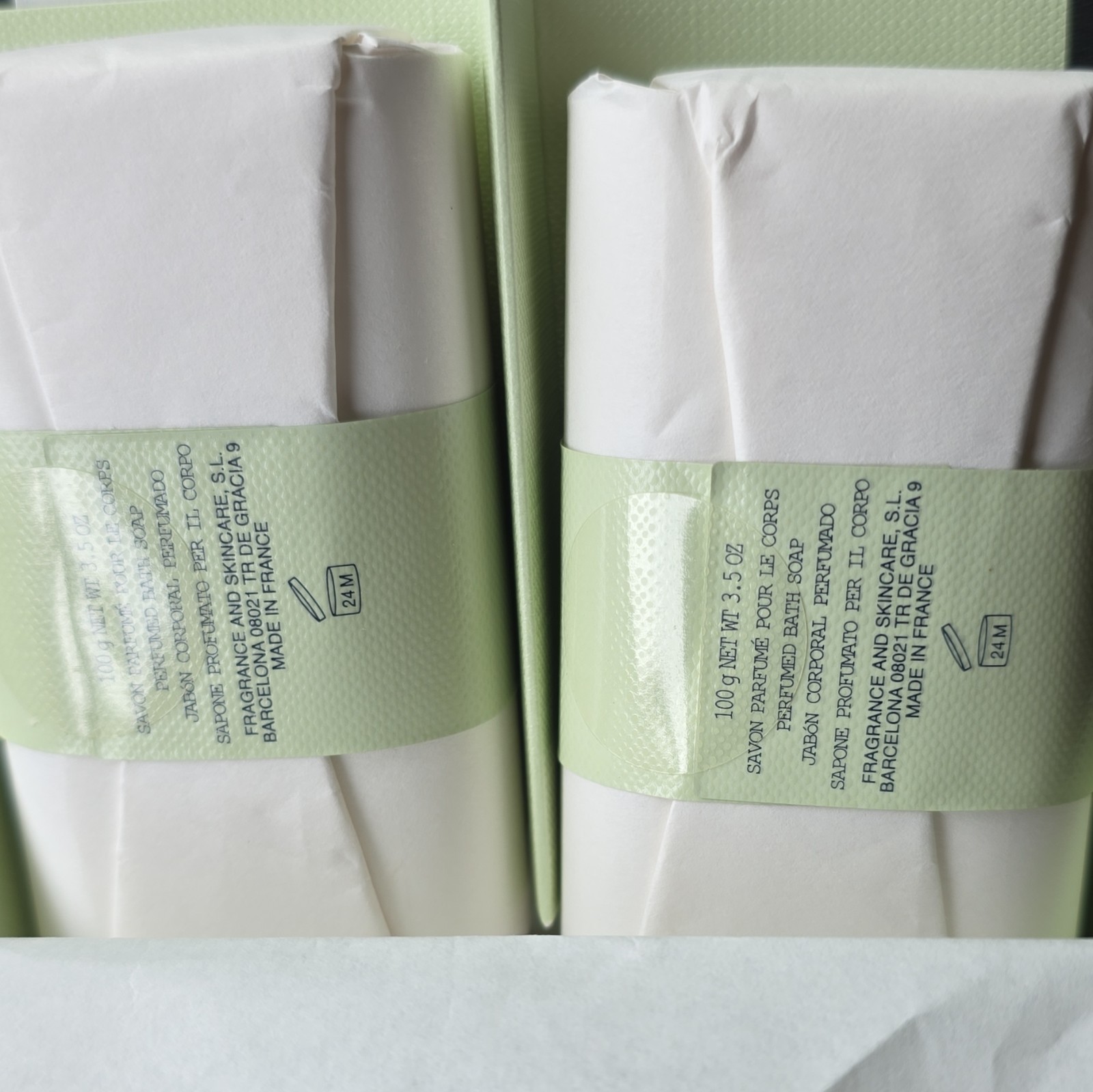 NEW Sealed Prada Milano InfusionD’Iris Bath Bar Soap RARE3.59z 100g 2 pack