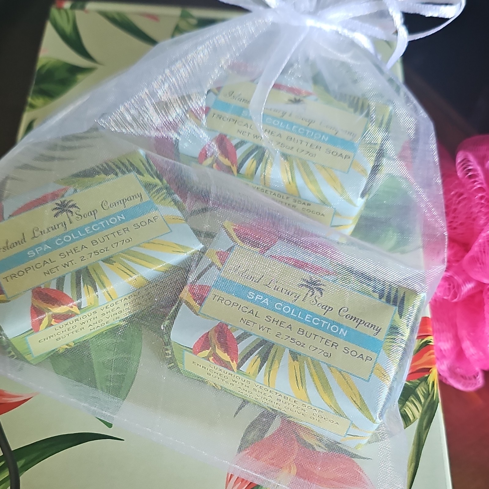 Island Luxury Soap Company Spa Collection Tropical Shea Butter NET WT 2.75 Oz