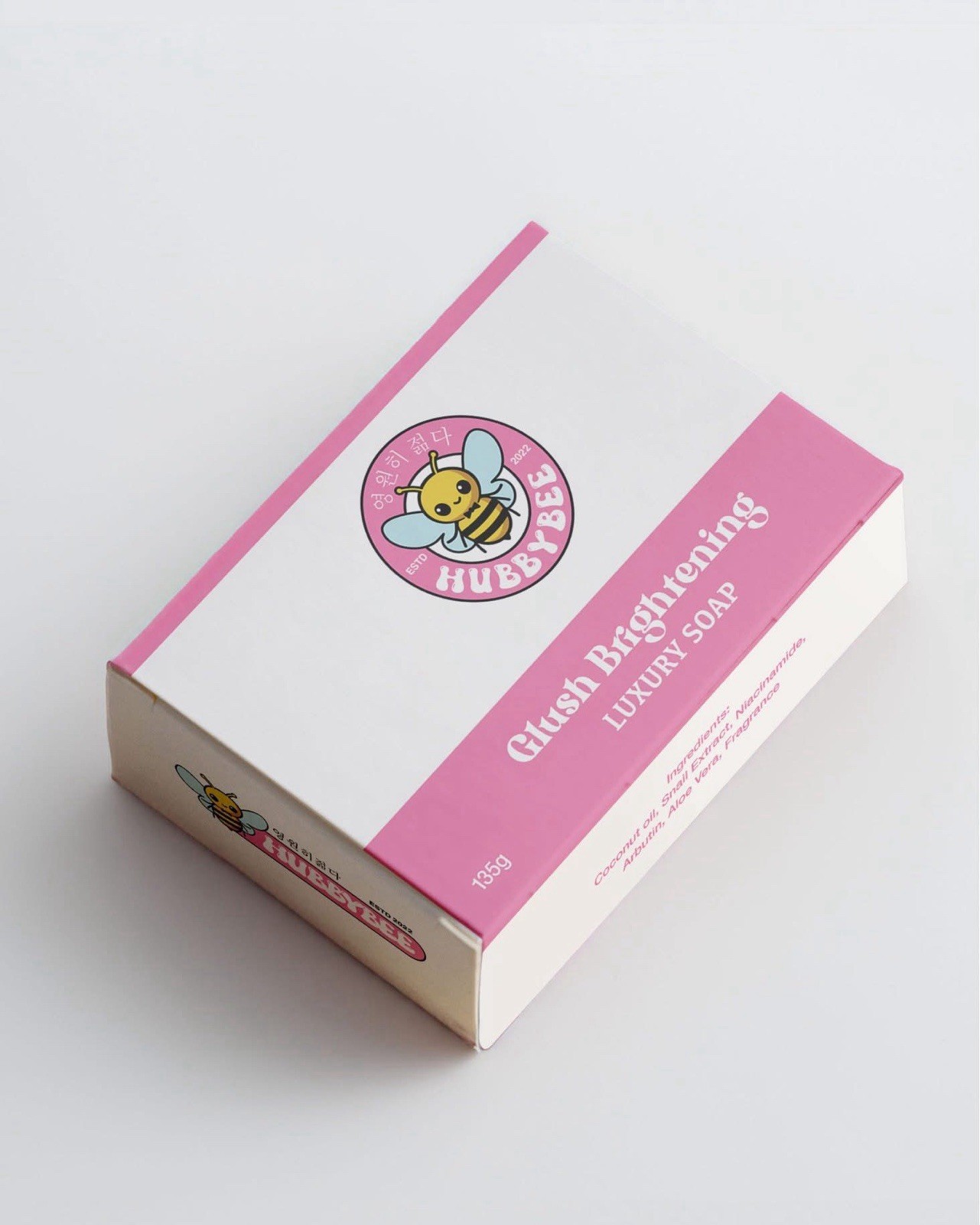 Hubby Bee Glush Brightening Luxury Soap 135g X 2soap