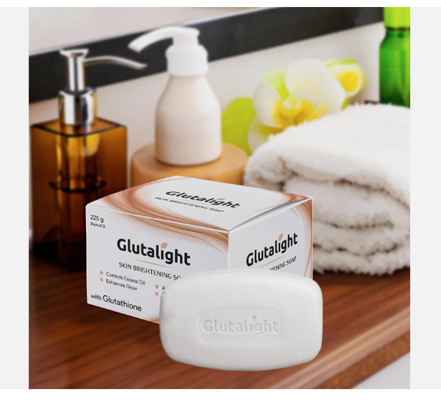 Glutalight Skin Brightening Soap For All Skin Types 75gm Each( Pack Of 3)