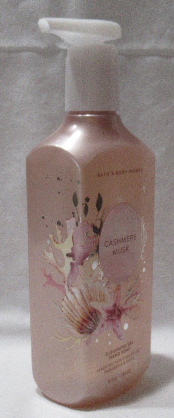 Bath & Body Works Cleansing Gel Hand Soap Lot Set of 2 CASHMERE MUSK