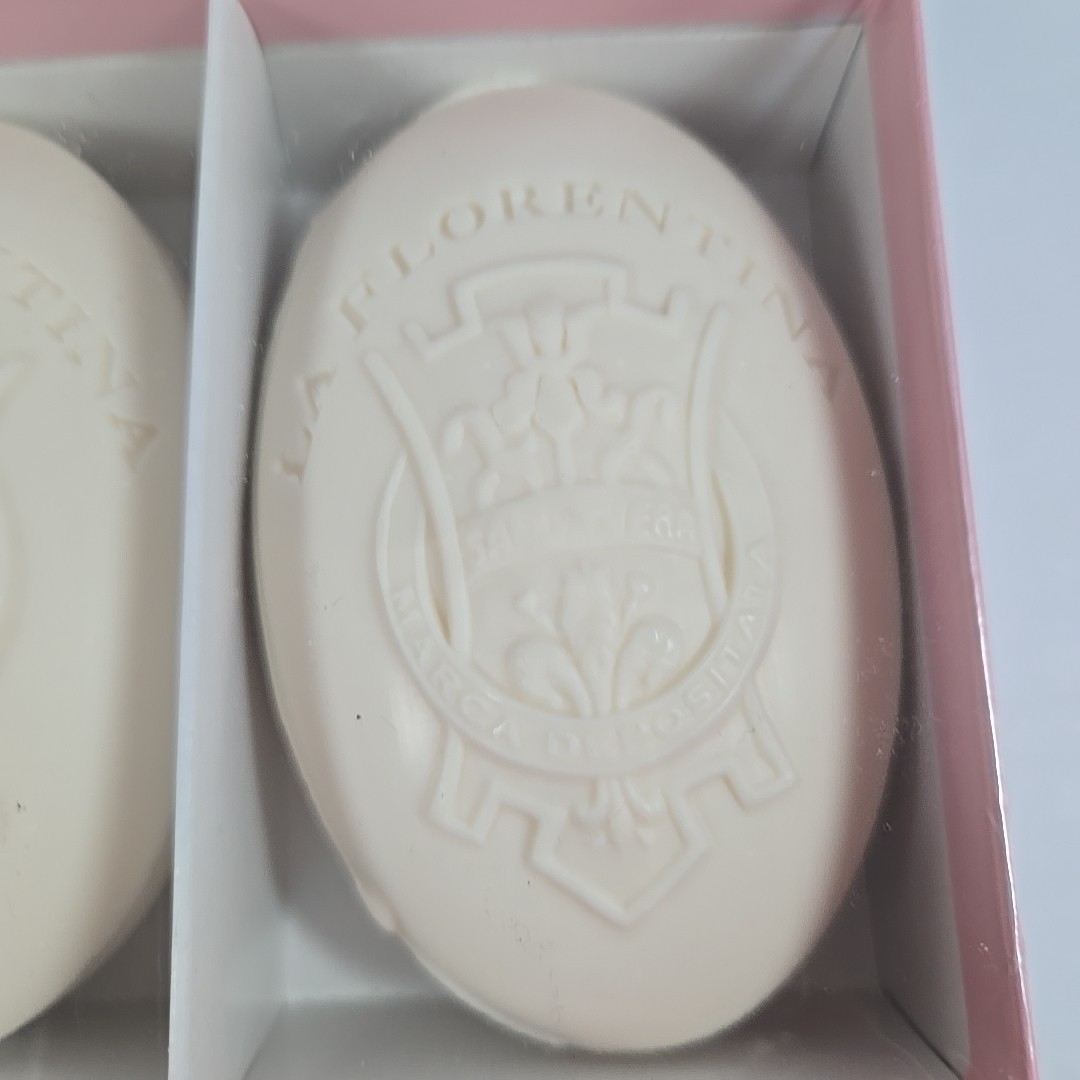 Sapone Artigianale Toscano Rose Garden Rose Scented Soaps (3) SEALED 150g ea NEW