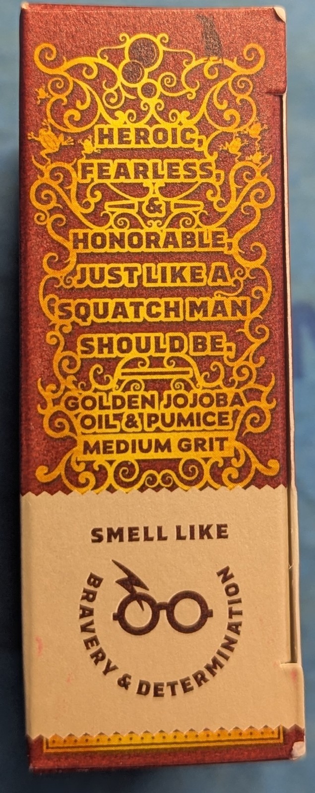 Dr. Squatch Harry Potter Men’s Natural Soap The Chosen One 5 oz Medium Grit New