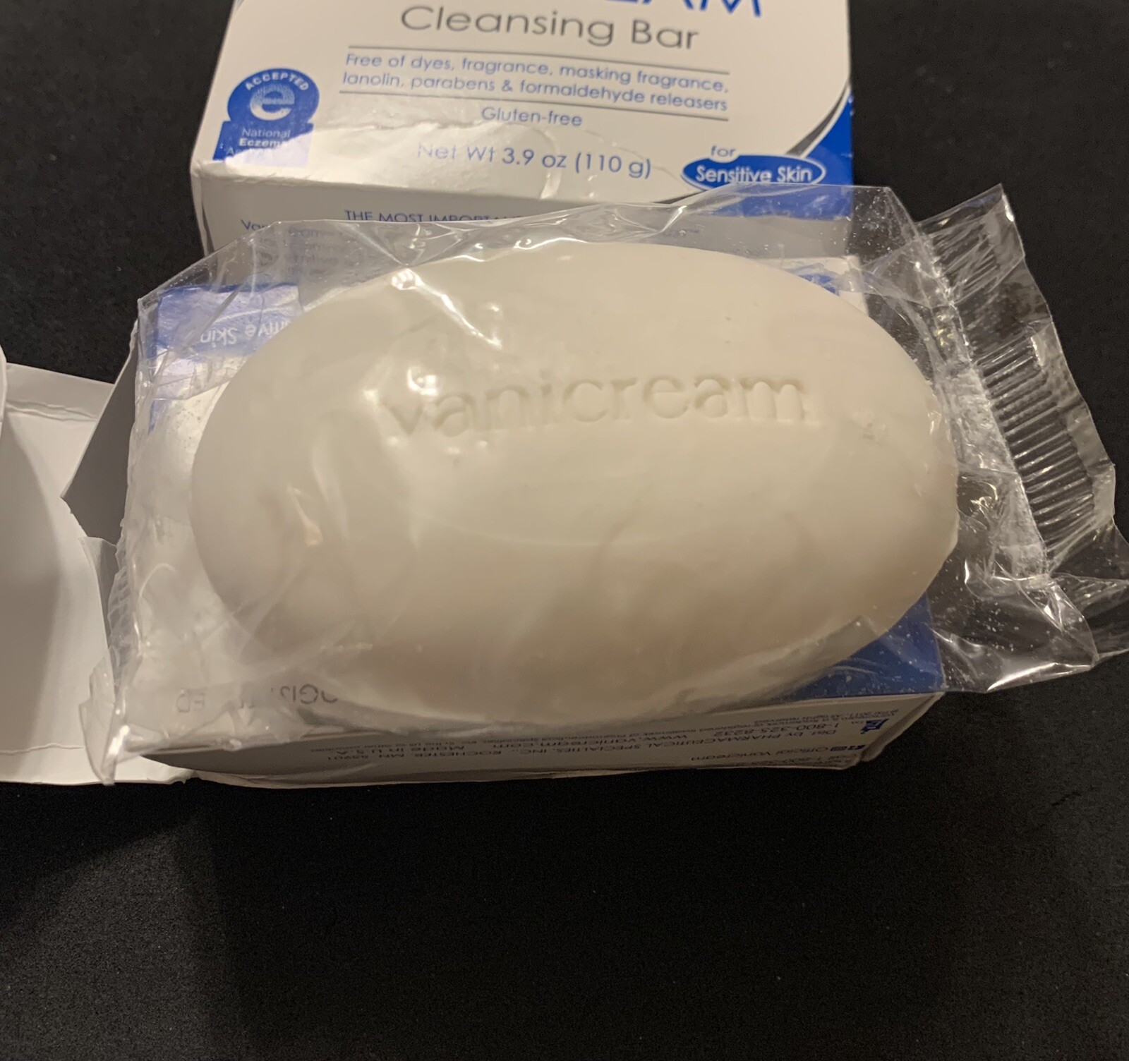 Vanicream Cleansing Bar for Sensitive Skin 3.90 oz (Pack of 2)