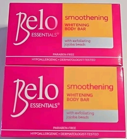 Belo Essentials Whitening Body Bar Soap 135g Genuine & New 2 BARS