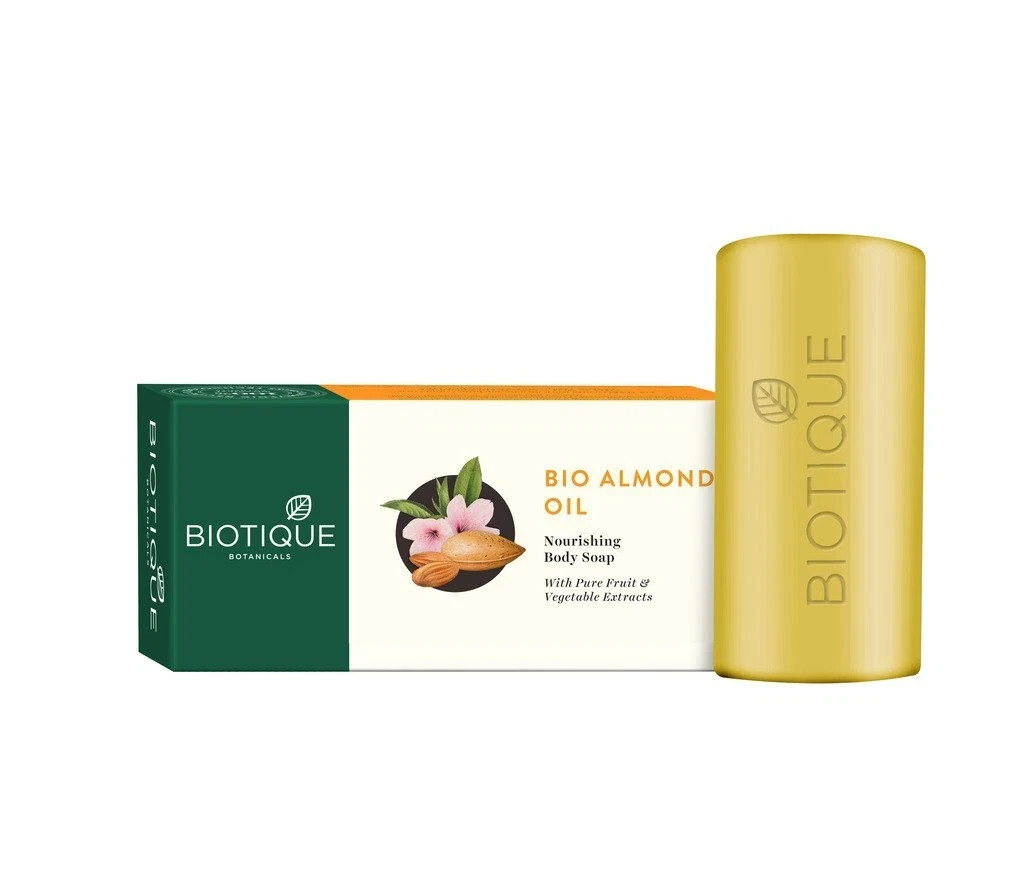 Biotique Almond Oil Nourishing Bathing Bar For All Skin Types 150g