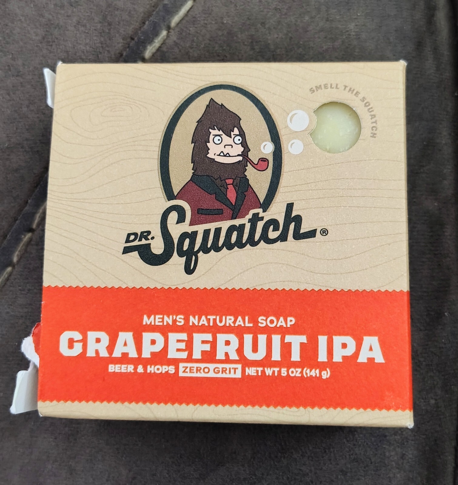 Dr. Squatch Grapefruit IPA Men’s Natural Soap 5 oz Bar Beer & Hops Made In USA