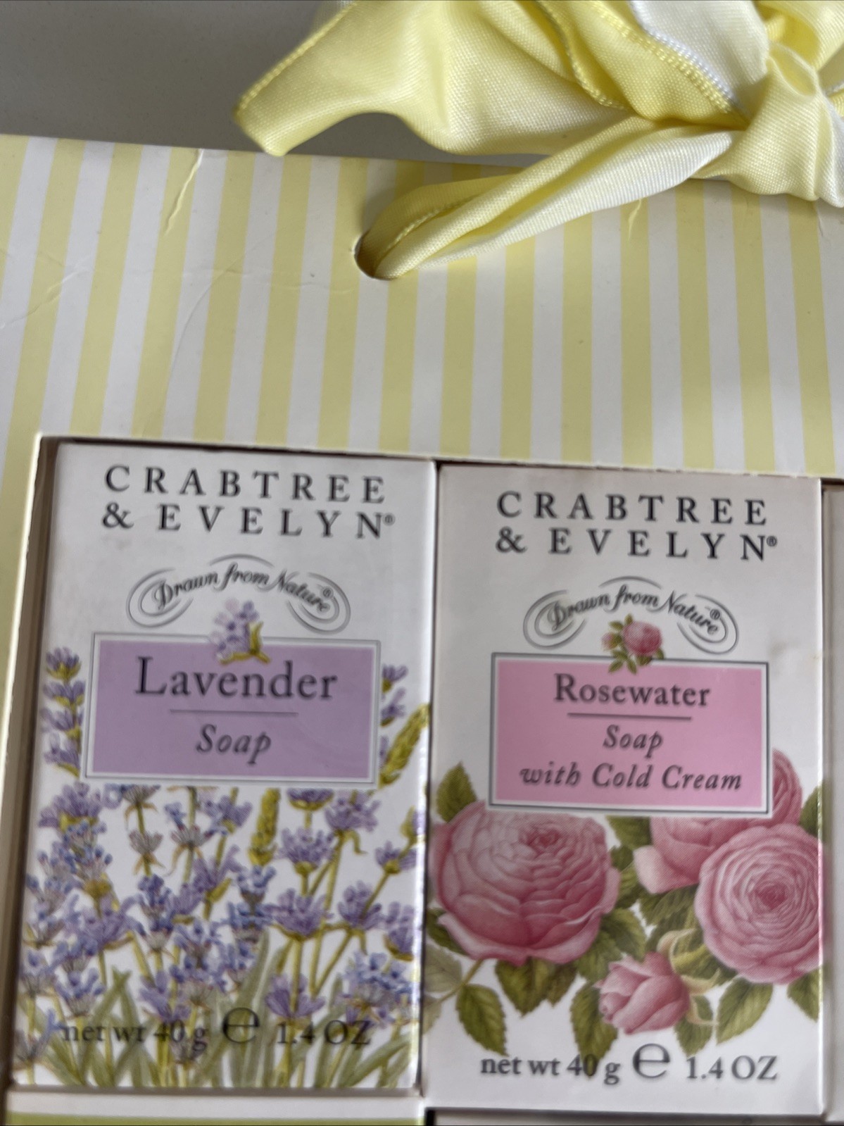 Crabtree & Evelyn Soap Sampler 8 @ 40g GIFT SET Rose Lavender Lily Freesia ETC