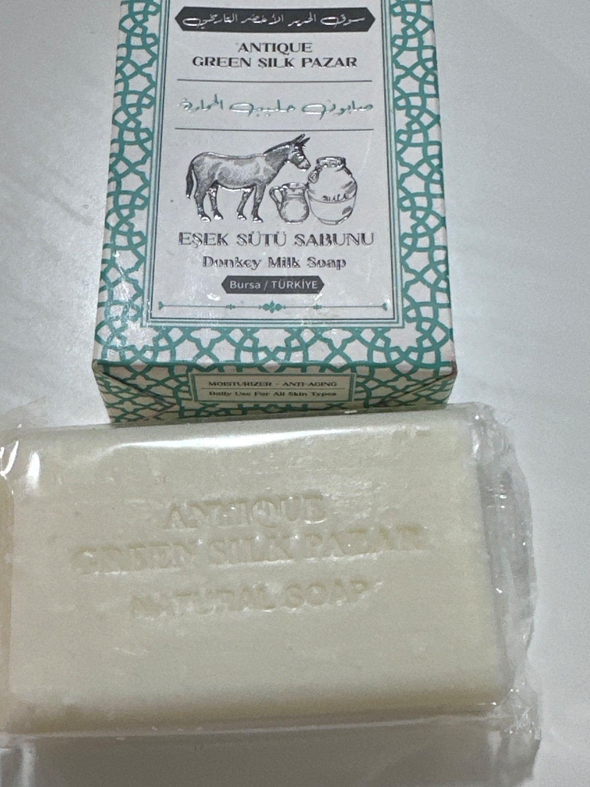Antique Turkish Donkey Milk Soap 100g Natural Skin Care Moisturizing Anti-Aging