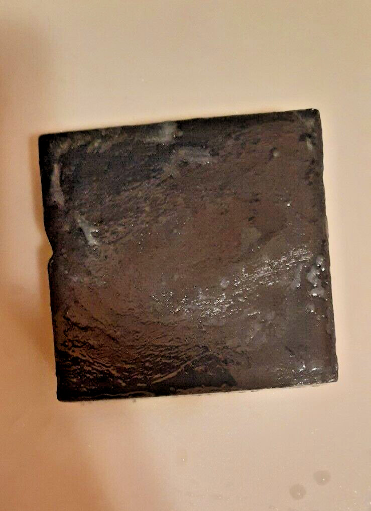 Handmade Black Cold Processed Soap Bar -Free Shipping