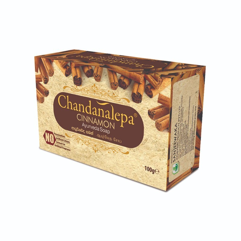 Chandanalepa Ceylon Cinnamon Ayurveda Natural Herbal Soap Healthy Beauty