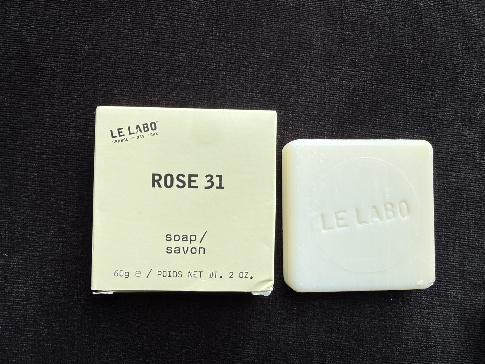 -Lot of 3 – Le Labo Rose 31 Soap 60g/2oz bar Brand New In Box