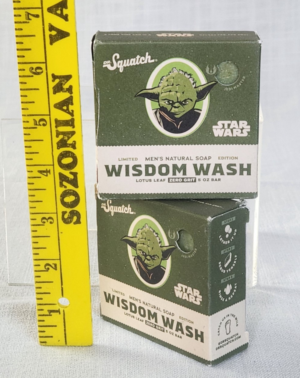 Dr. Squatch Star Wars Wisdom Wash Yoda Two Men’s Natural Soap Bars