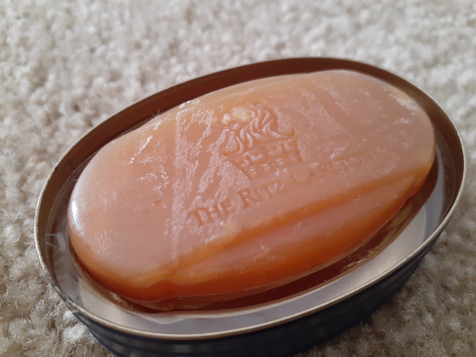 The Ritz-Carlton European Luxury Soap (unused) Tin w/soap Germany