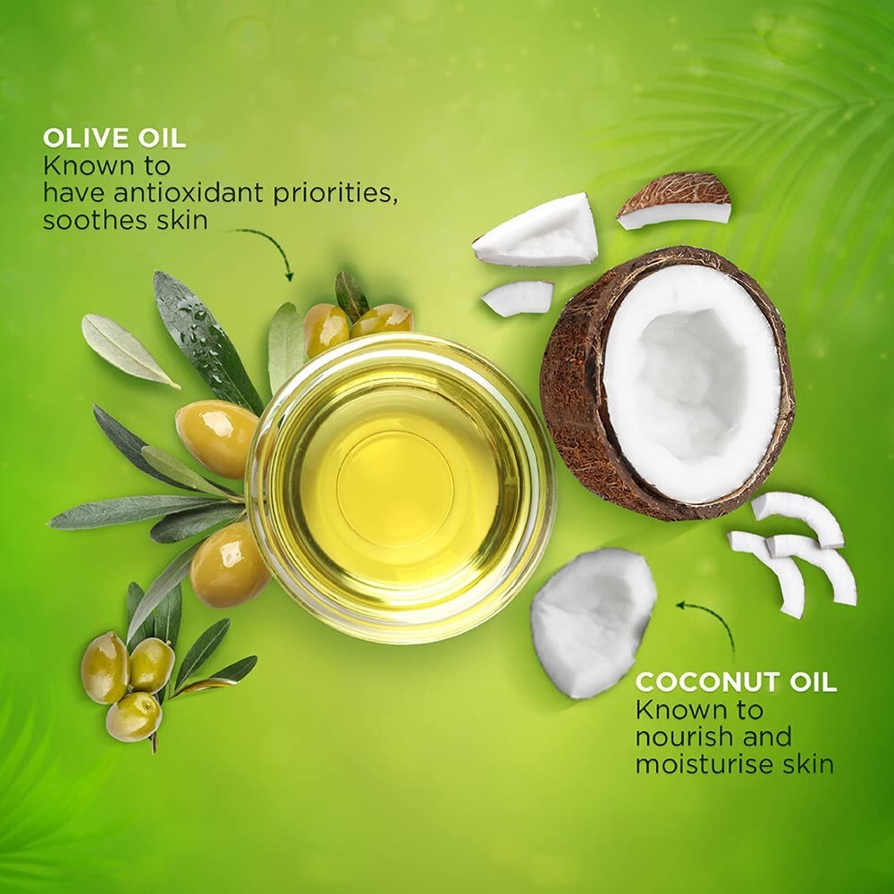 Rexona Silky Soft Skin Soap Bar With Coconut & Olive Oils 100Gram,pack of 3,