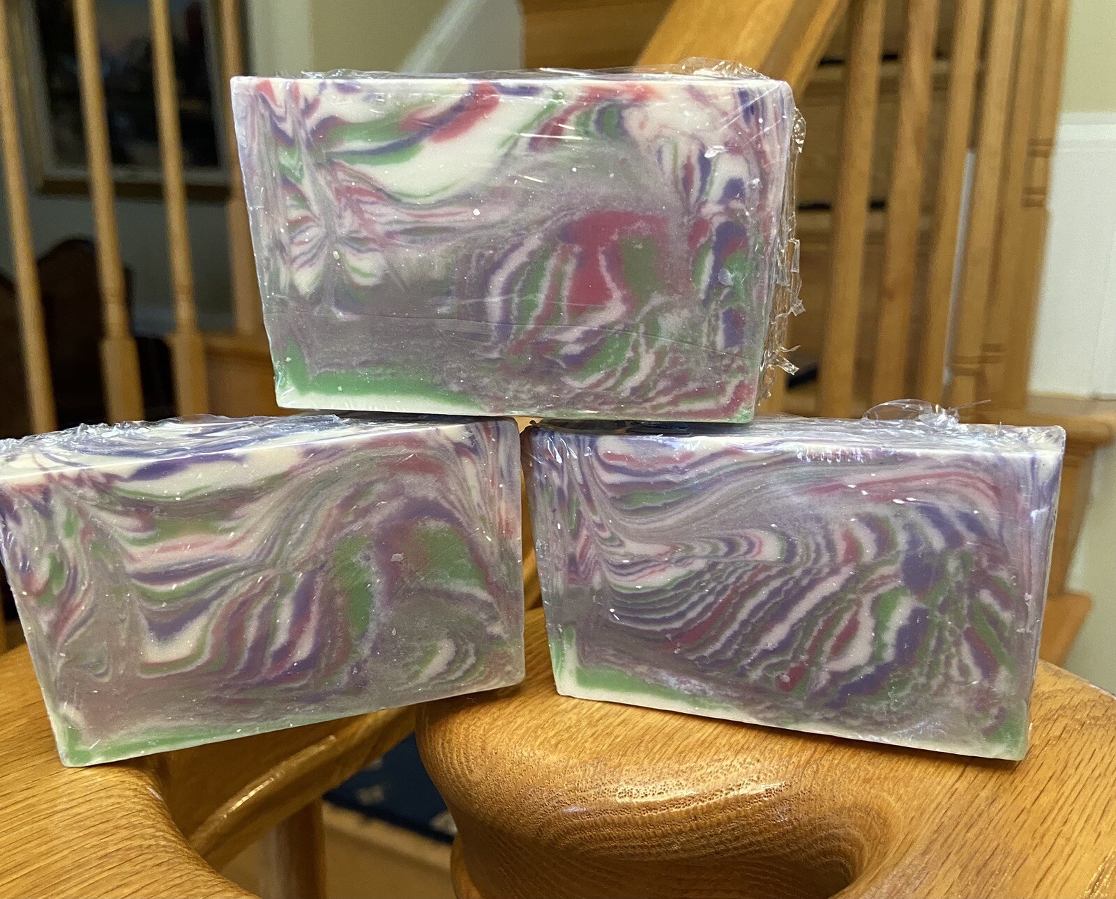 Handcrafted Swirl Soap Multi Color