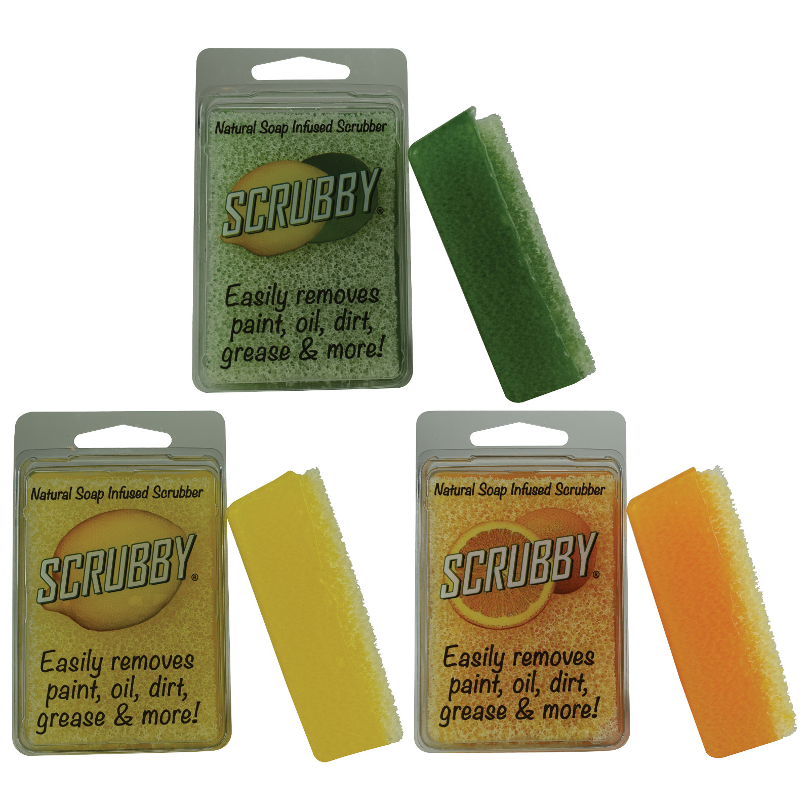 Dixie Belle Scrubby Soap Natural Soap Infused Scrubber, All Scents