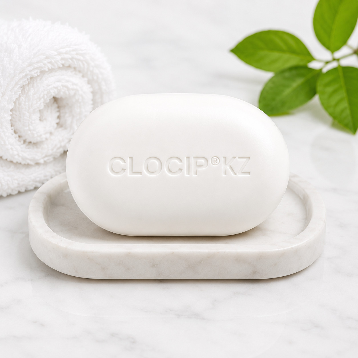 Clocip KZ Soap Pack of 4 Antifungal Itching Relief Medicated Grade 1 Soap