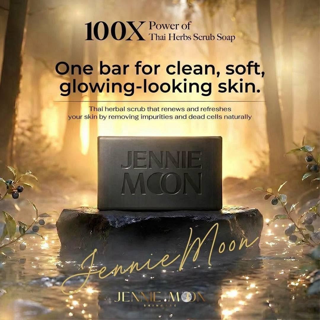 Jennie Moon X100 Power of Thai Herbs Scrub Soap 160gr – 2 Units