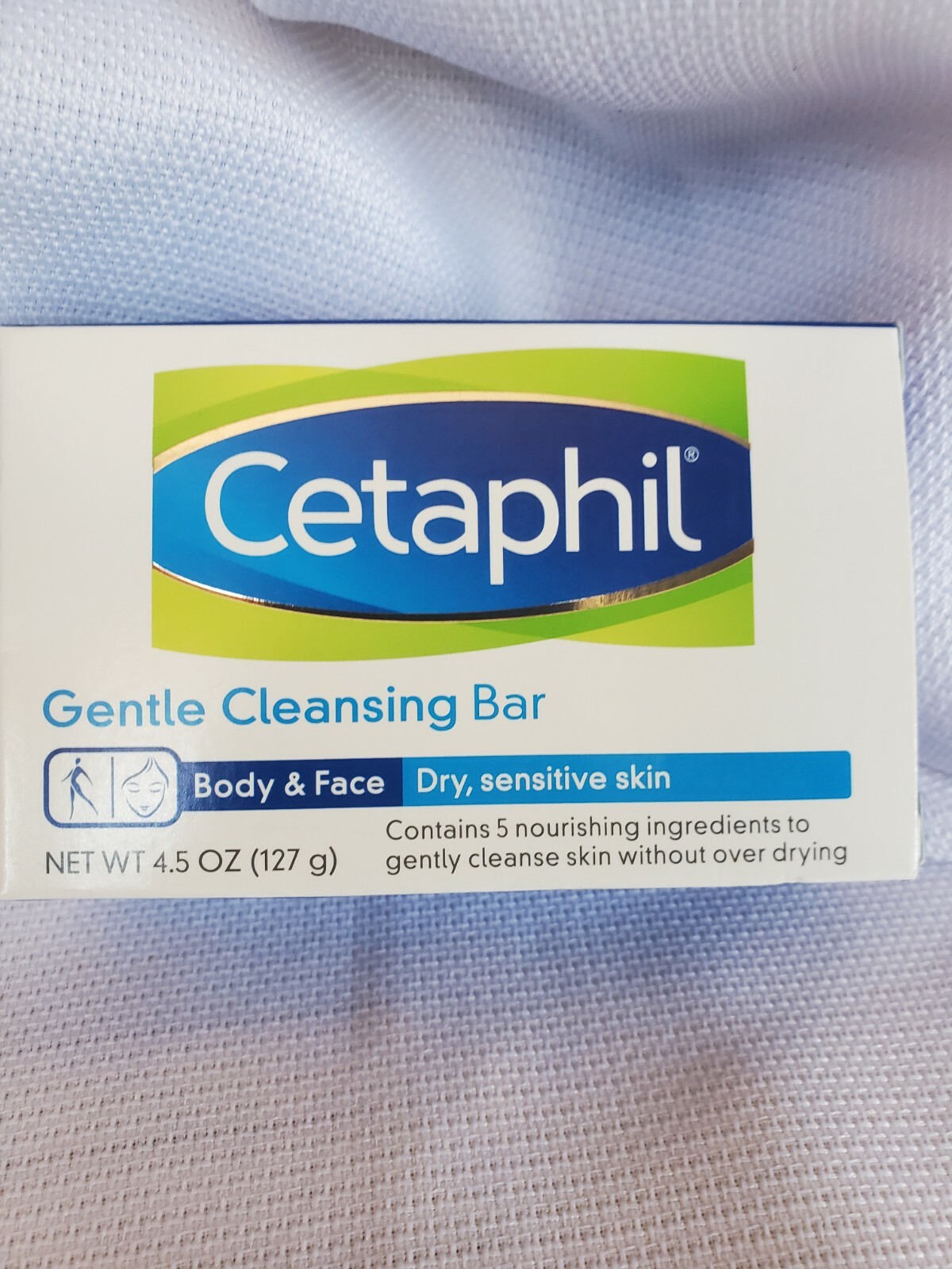 3X Cetaphil Gentle Cleansing Bar for Dry Sensitive Skin 4.5 oz