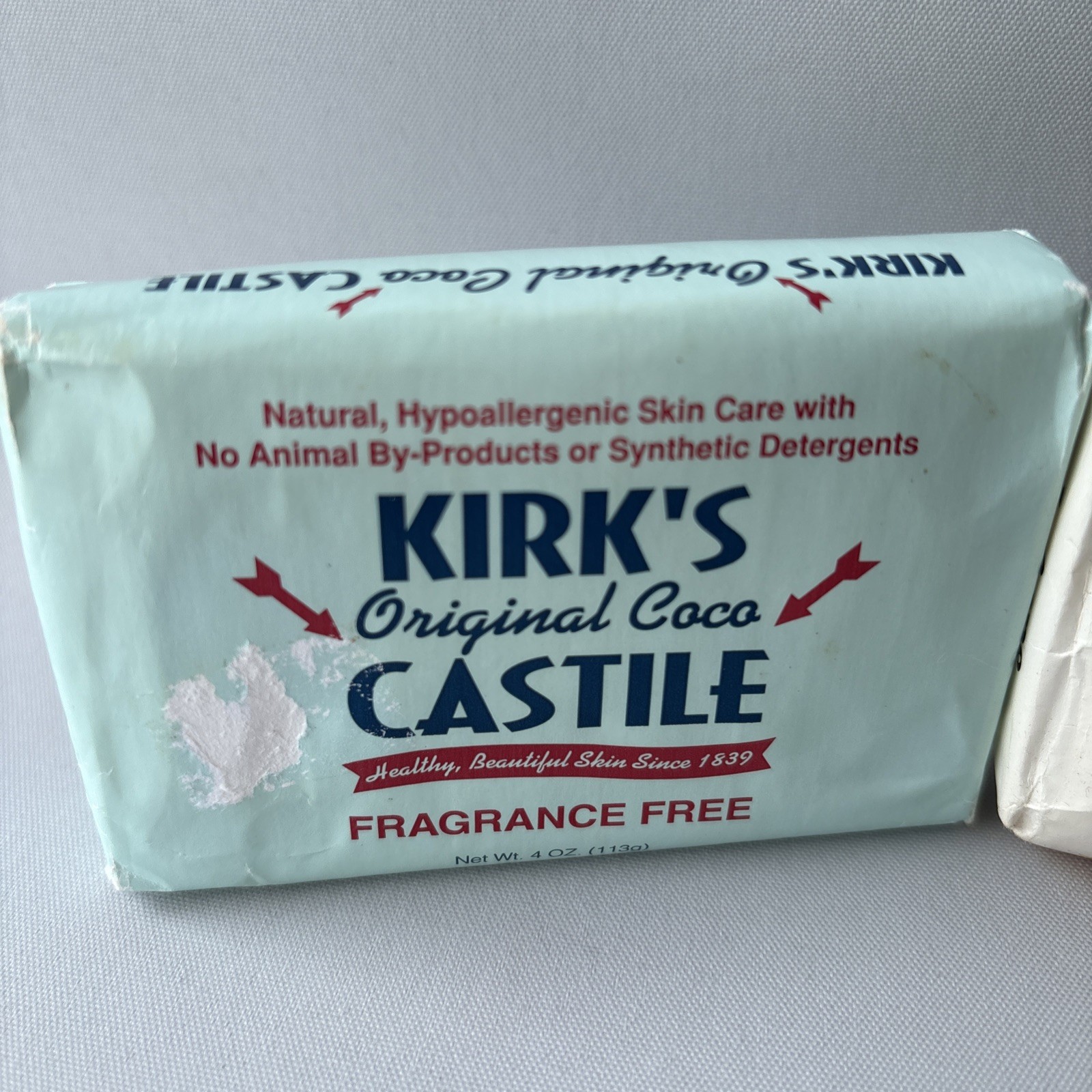 Mixed Lot Jergens Mild Bar &Kirk’s Original Coco Castile Soap Hand Body Prop VTG