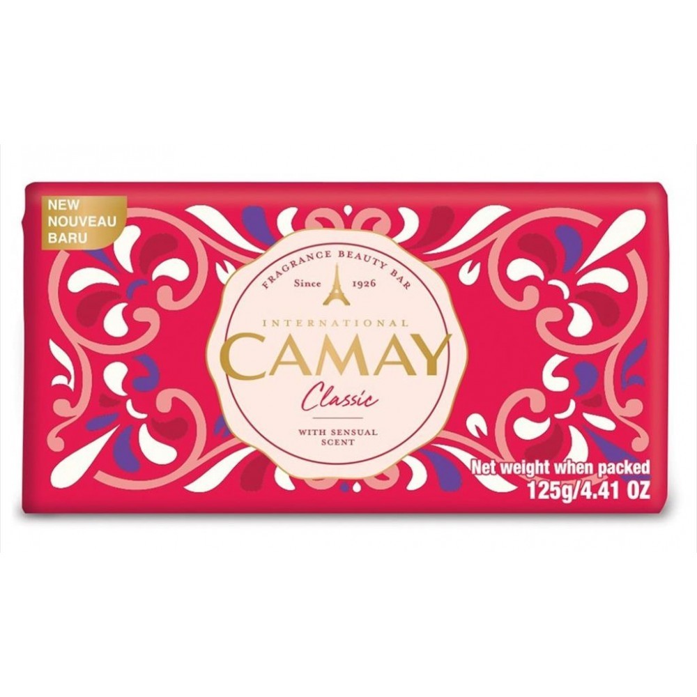 Camay Classic Bar Soap – 125g / 4.40 oz Each Bar (Multipack)