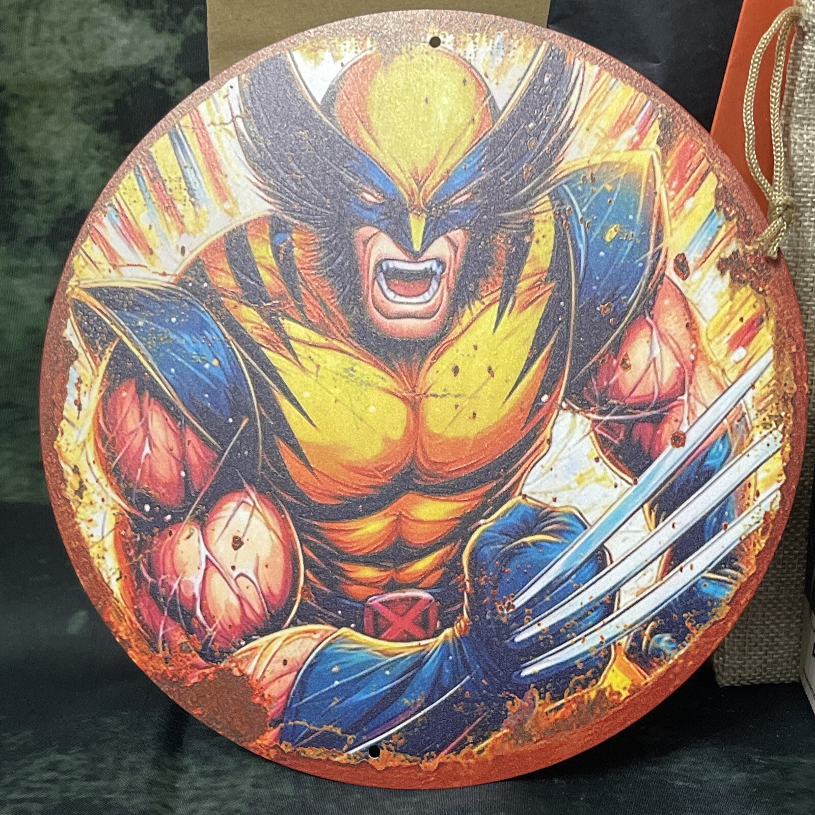 Dr. Squatch Wolverine Adamantium Scrub Men’s Organic Soap & Metal Sign Gift Set