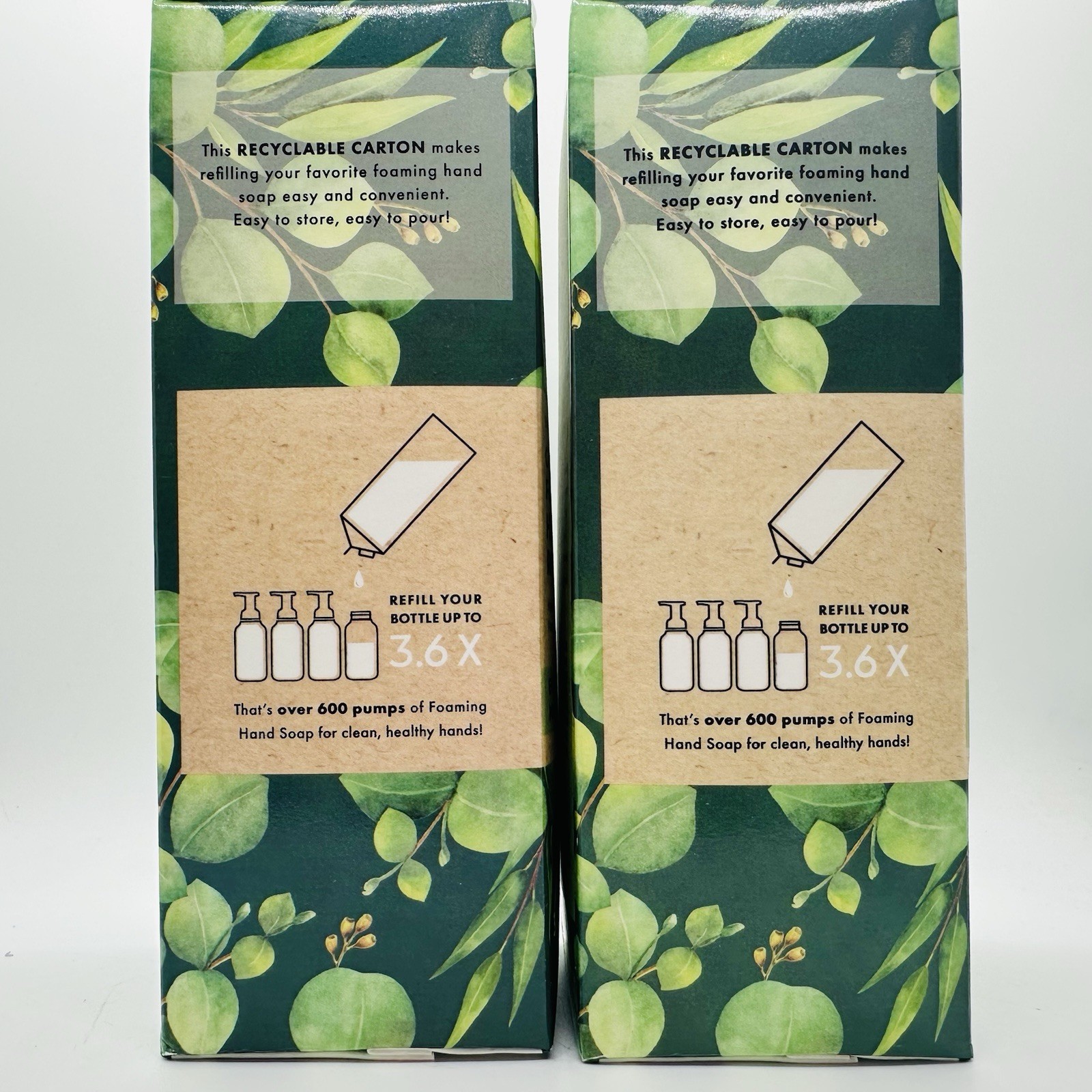 2/PACK BATH & BODY WORKS EUCALYPTUS MINT FOAMING HAND SOAP REFILL 32oz