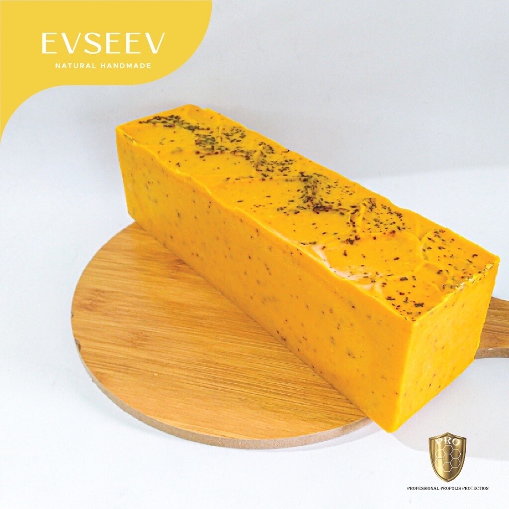 ￼Natural Propolis Soap Bar 100g – Antibacterial & Antioxidant