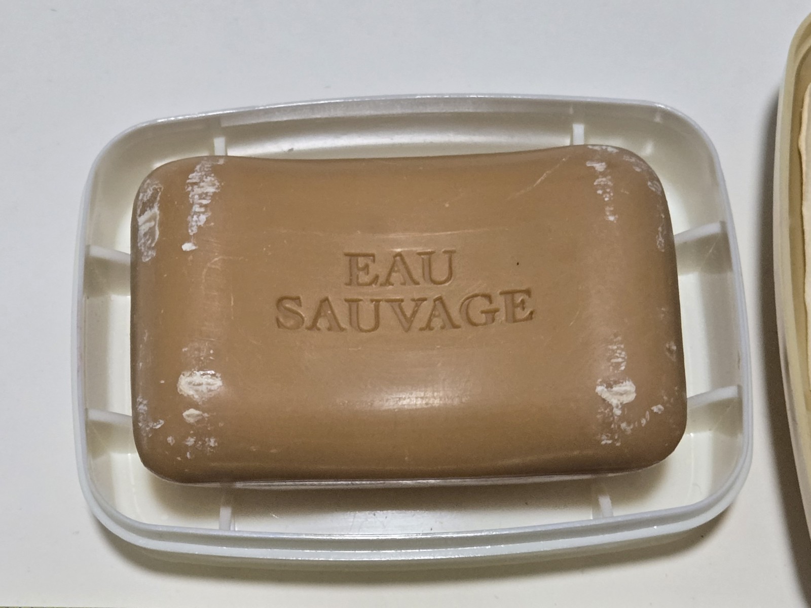 Vintage Christian Dior Eau Sauvage 80g 2.7oz Savon Soap In Case Paris France NOS