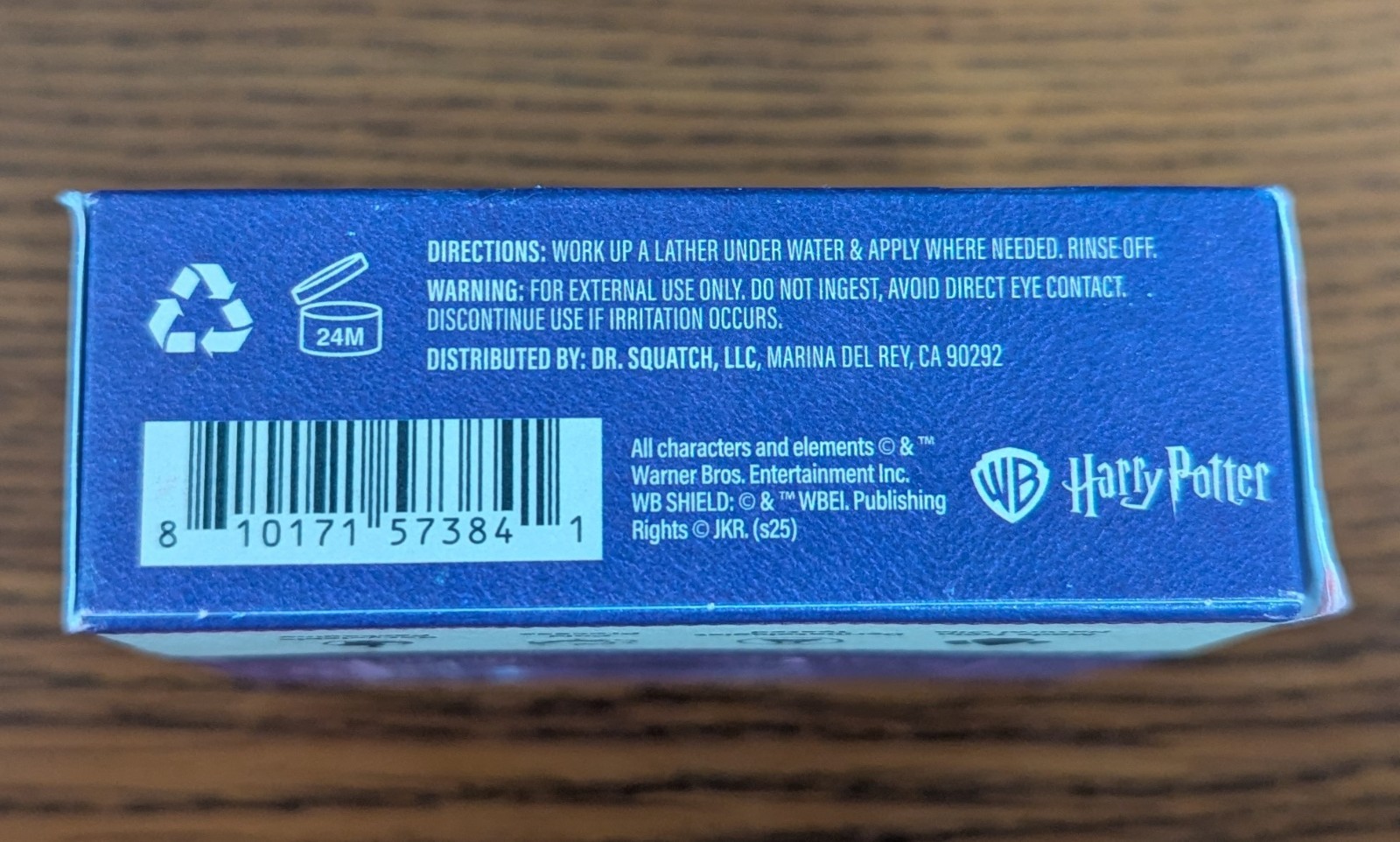 3 DR. SQUATCH LIMITED EDITION HARRY POTTER “YOU KNOW WHO” MEN’S NATURAL BAR SOAP