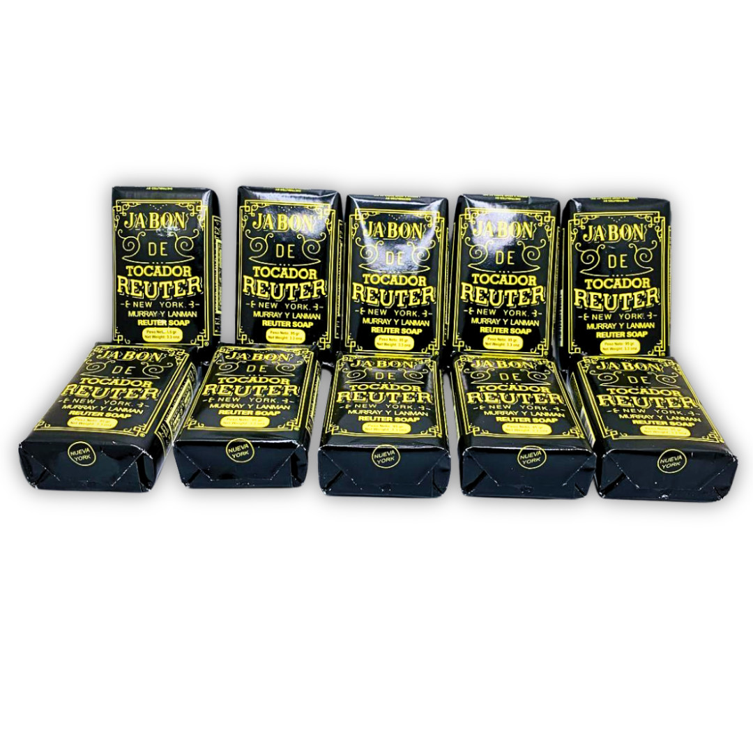 10-Pack Jabon de Tocador Reuter Murray & Lanman Bar Soap, 3.3 oz