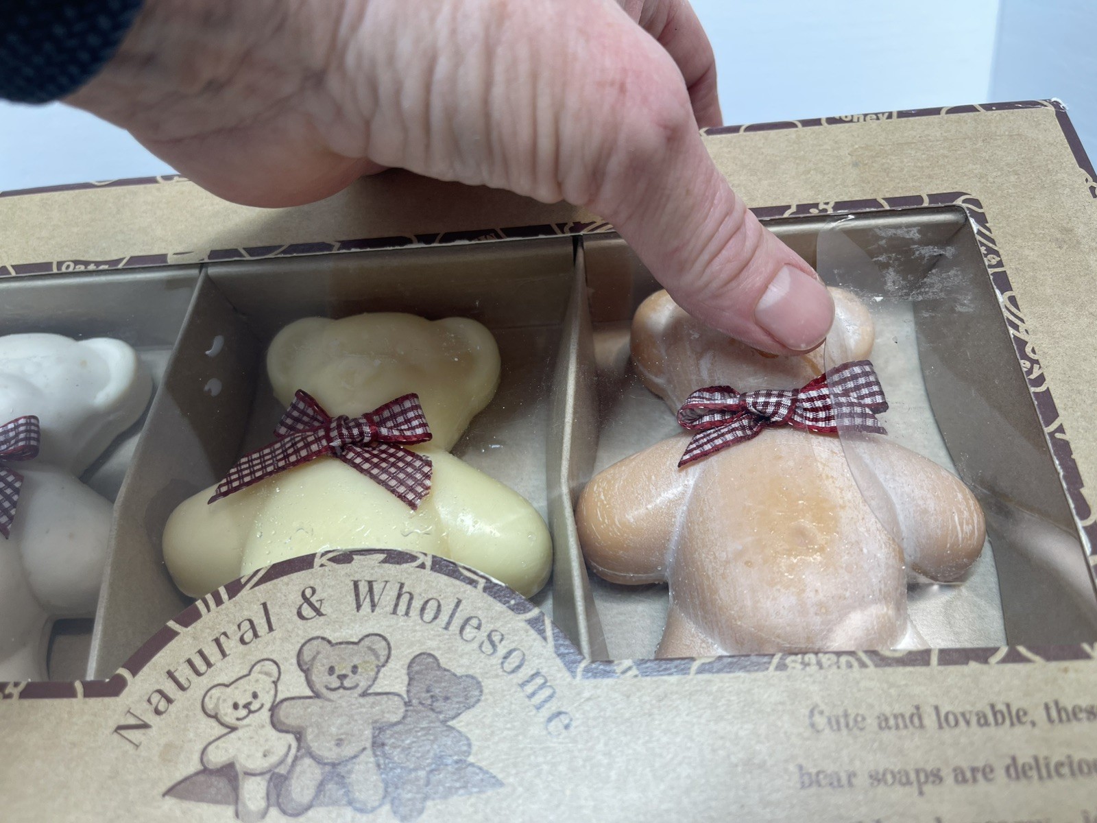 The Scottish Fine Soaps Co. AU LAIT Teddy Bear Bar Soap Box Of 3 🧸 NEW