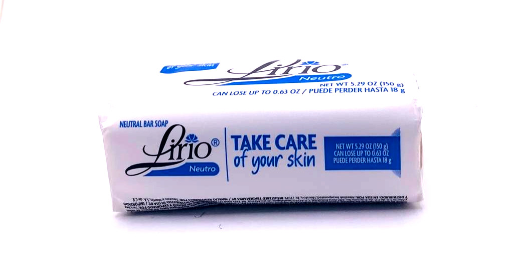 2-Pack Lirio Neutro Neutral Soap Bars 5.29 oz Each Daily Bath Soap