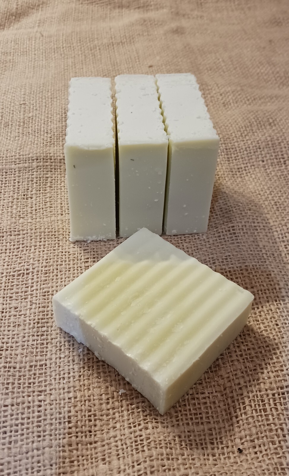 Tea Tree, Eucalyptus, and Peppermint Oils and Kaolin Clay Soap. Single Bar.