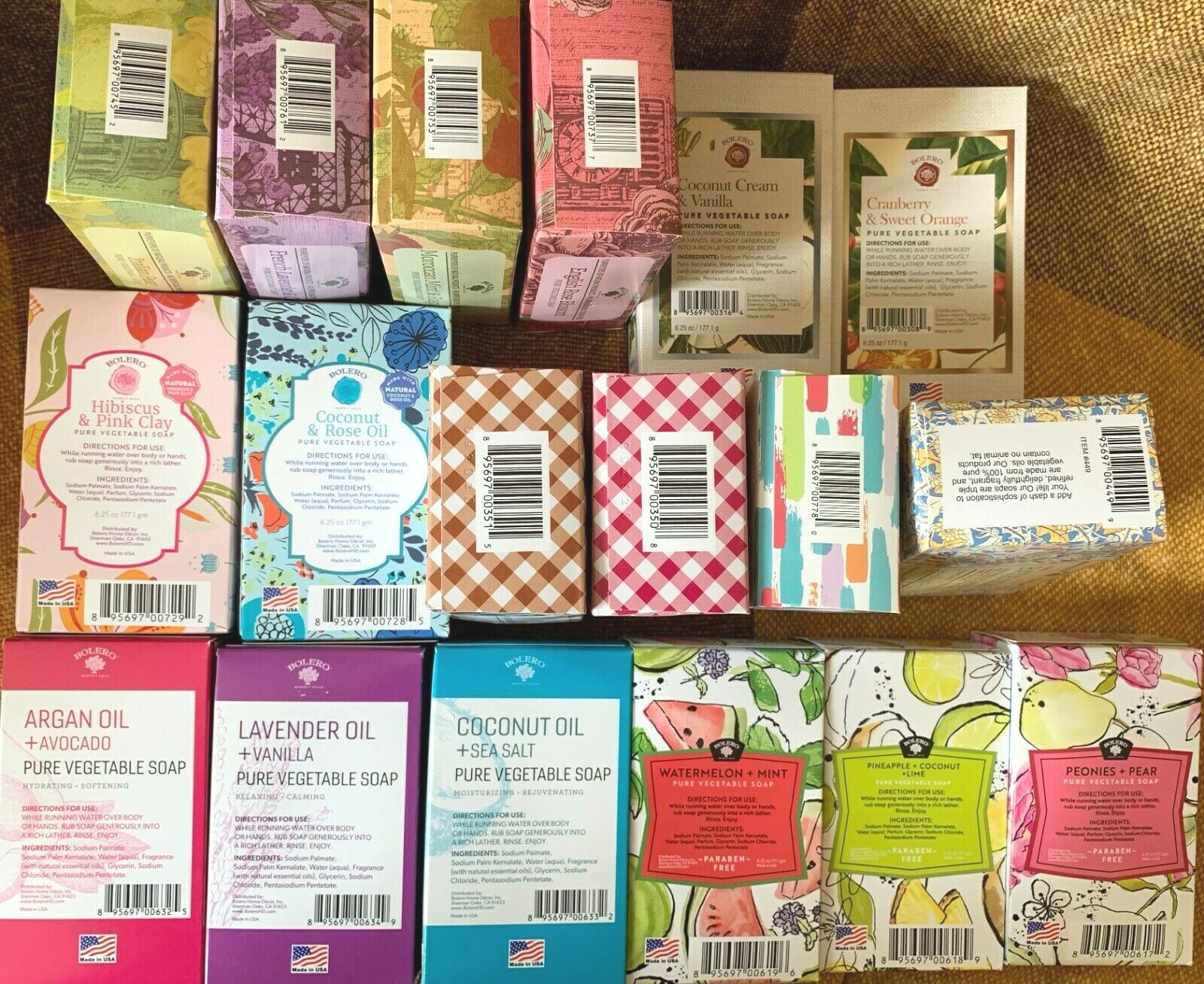 BOLERO***Pure Vegetable Or Plant~Based Soap***yOU chOOsE Scent(s)~~NEW~~SEALED