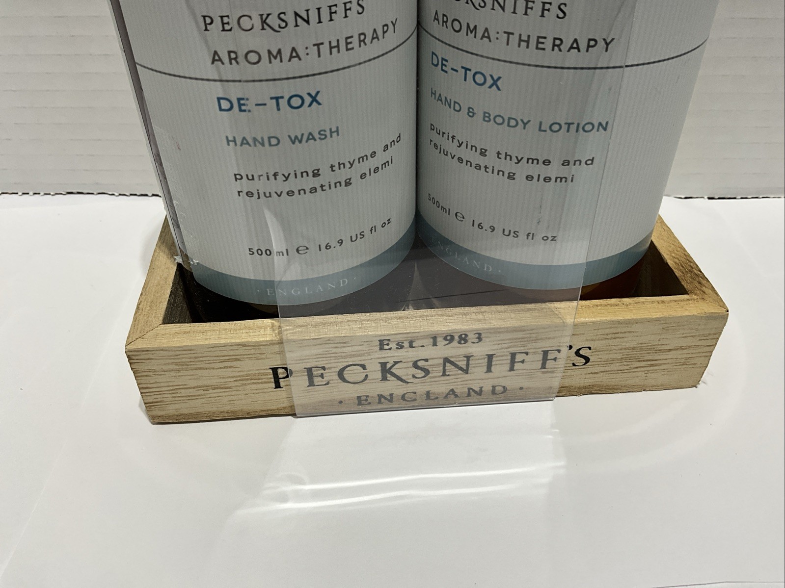 Pecksniffs Aroma Therapy Detox Purifying Thyme & Rejuvenating Elemi SET 16.9 oz