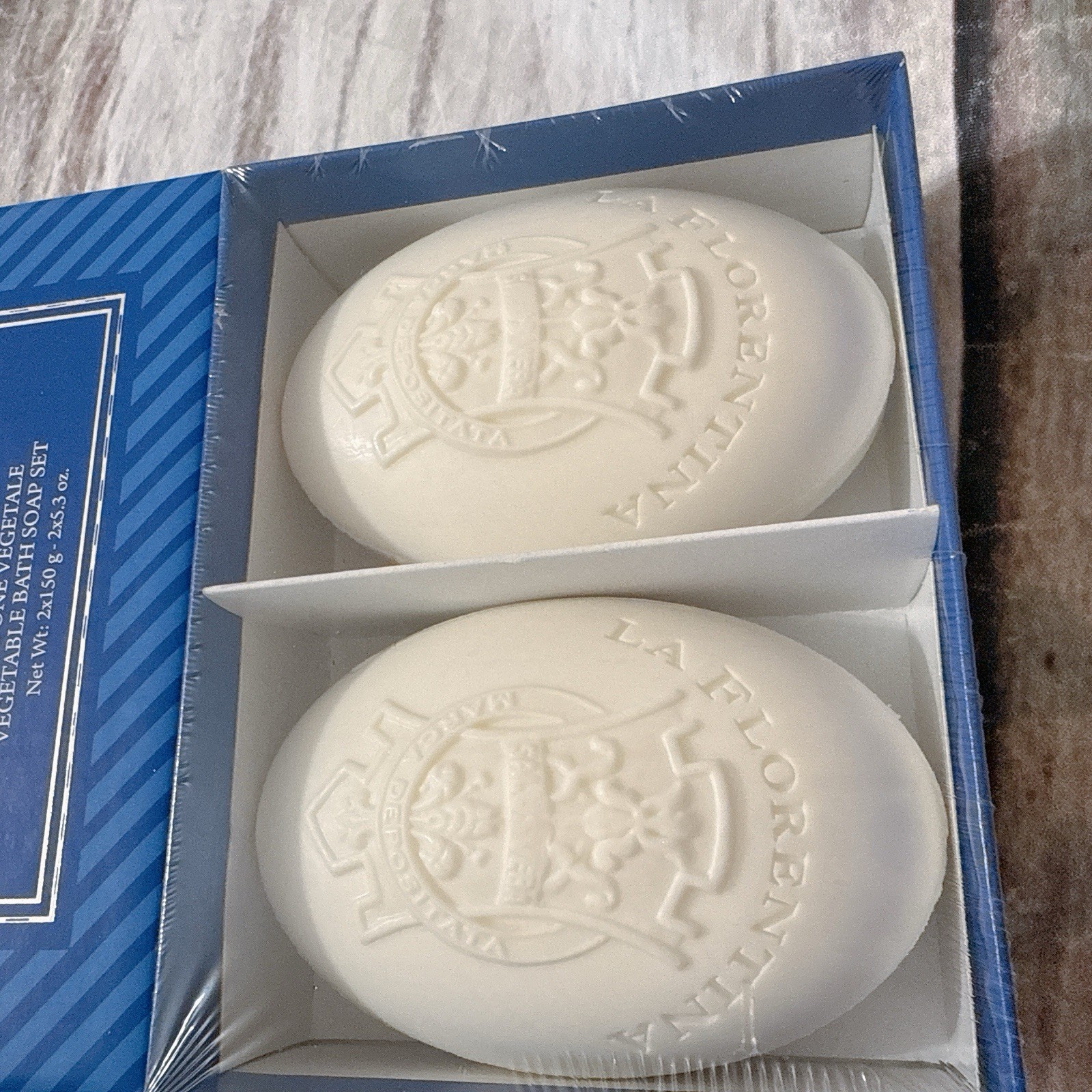 SAPONERIE MARIO FISSI SRL 2×5.3 Oz SEA BREEZE Men Bar Soaps GIFTBOX Italy