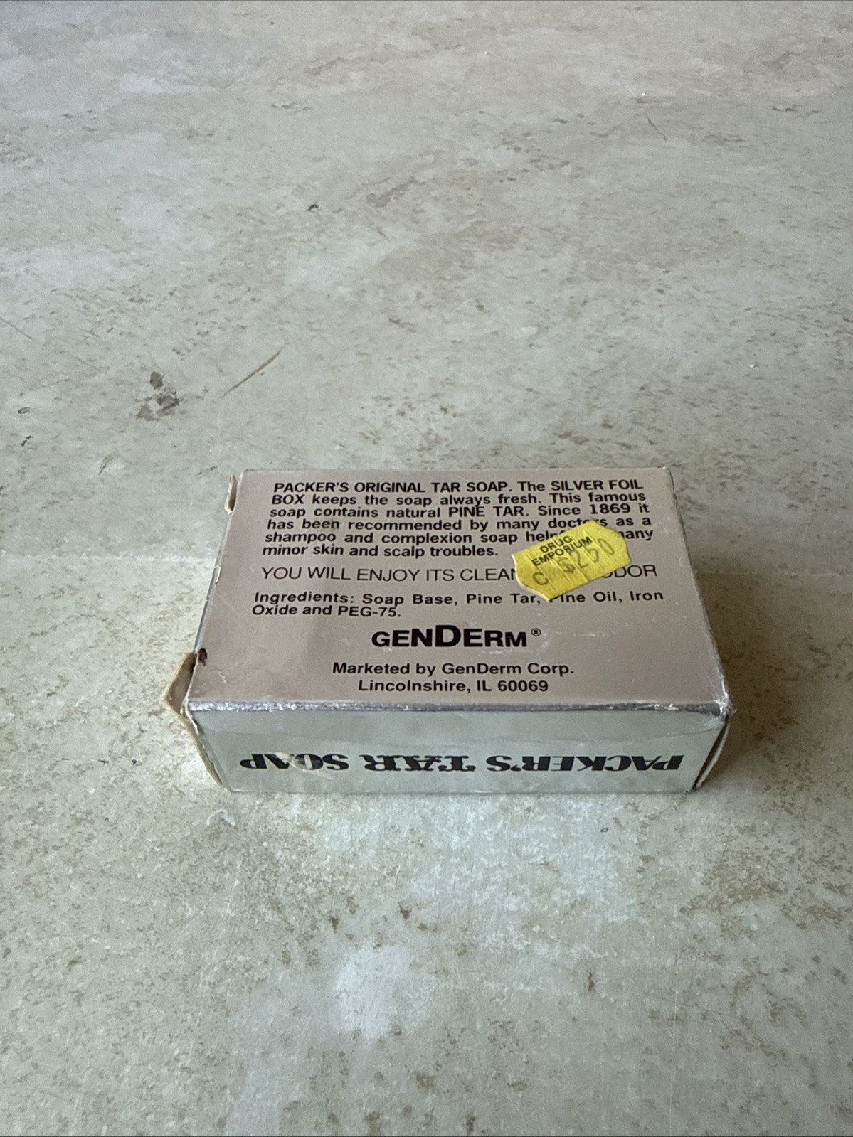 1970’s-80’s Vintage Packer’s Pine Tar Soap, 3.3 Oz., New In Box!