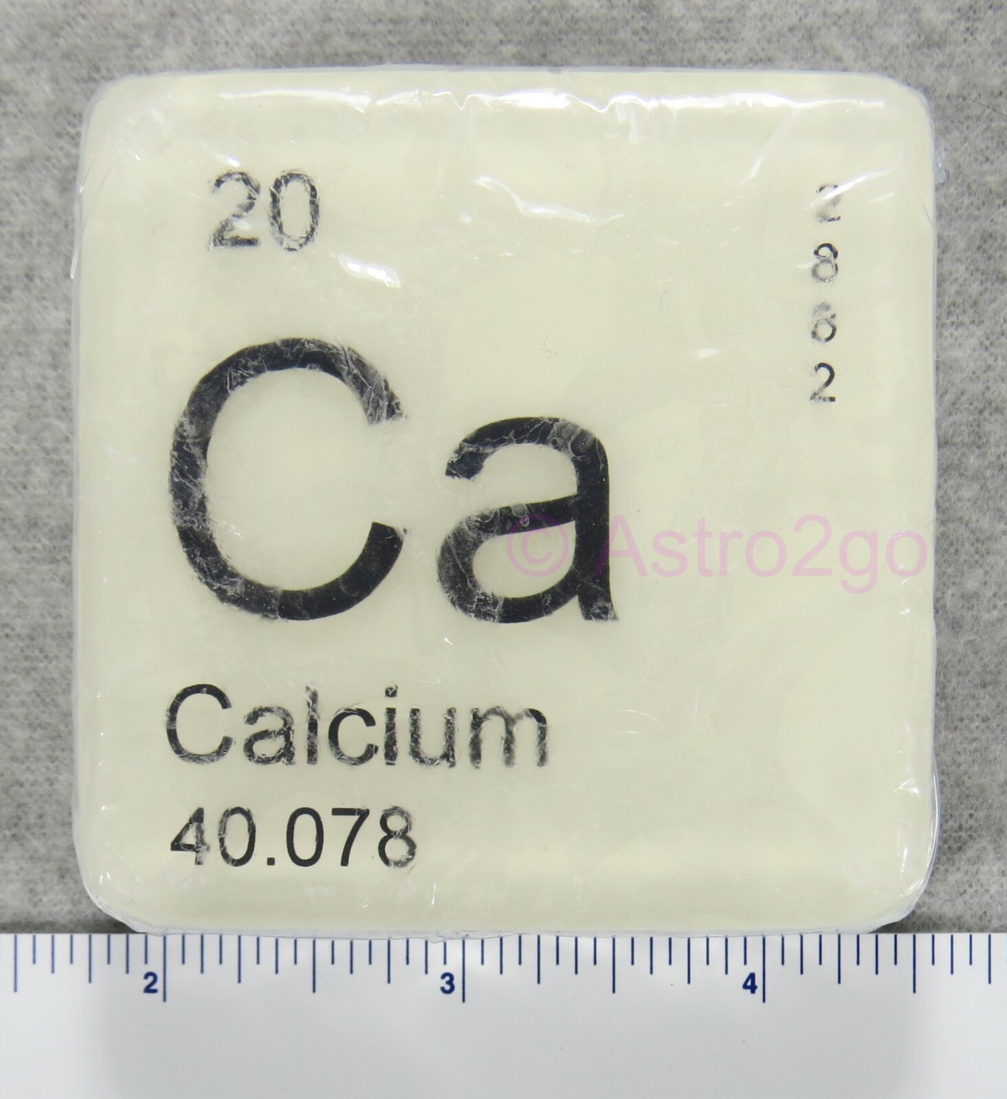 PERIODIC TABLE ELEMENT “Ca” CALCIUM NOVELTY HAND BATH SOAP-4 oz JUST BUBBLY NEW!