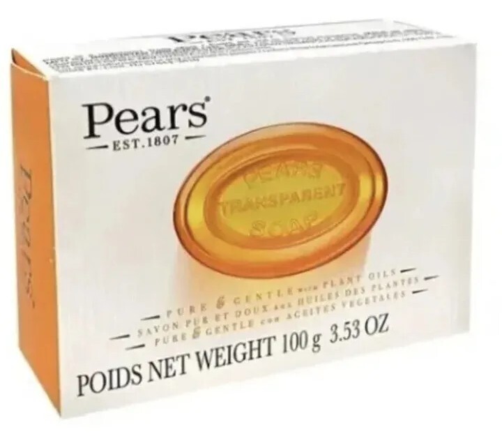 Ɣ PEARS 3.53 Oz 🟠 ●GLYCERIN & NATURAL OILS● 🟠 •Pure & Gentle •98% Pure Soap🫧.