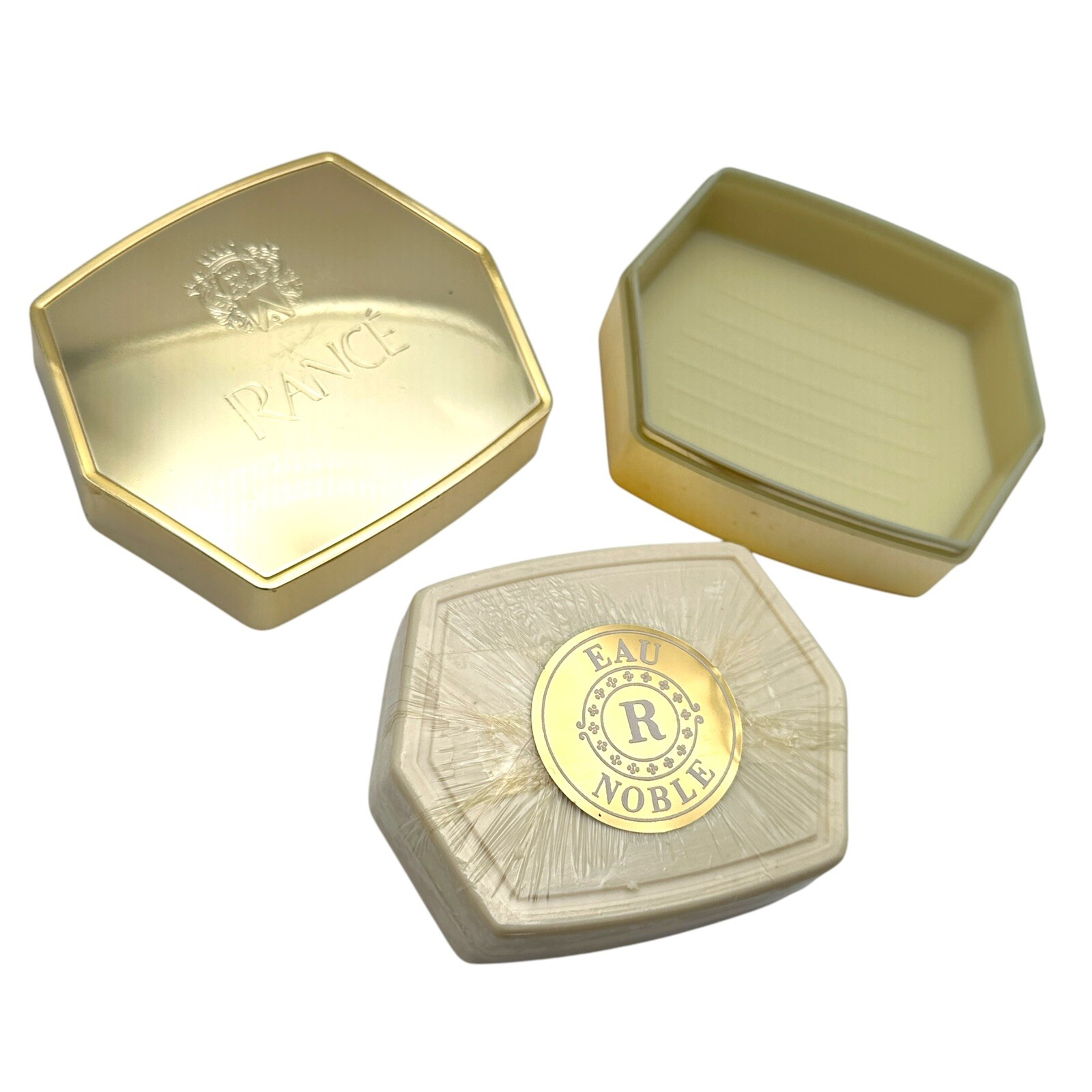 Rance Fine Perfumed Bar Soap & Soapbox Eau Noble Made In Italy NIP
