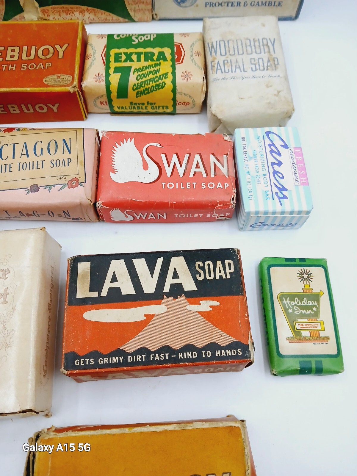 Vintage Mixed Lot Bar Soap Ivory, Lava, P&G, Brilliant, Swan, Octagon, Lifebuoy